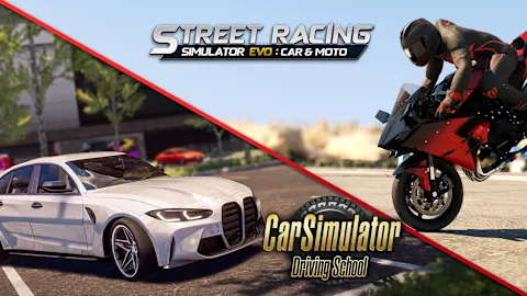 Car & Moto Simulator Bundle : Racing & Driving