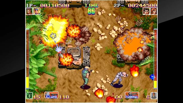 ACA NEOGEO SHOCK TROOPERS screenshot 1
