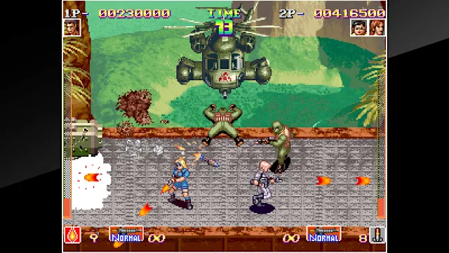 ACA NEOGEO SHOCK TROOPERS screenshot 2