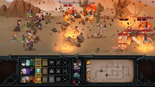 Has-Been Heroes screenshot 1