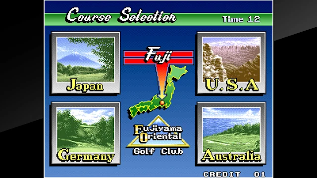 ACA NEOGEO BIG TOURNAMENT GOLF screenshot 1