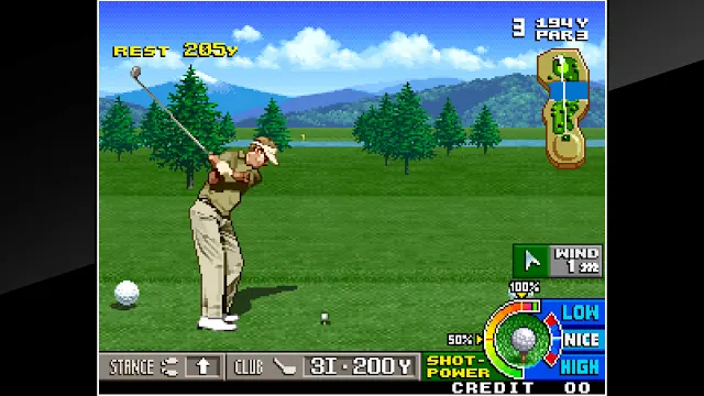 ACA NEOGEO BIG TOURNAMENT GOLF screenshot 2