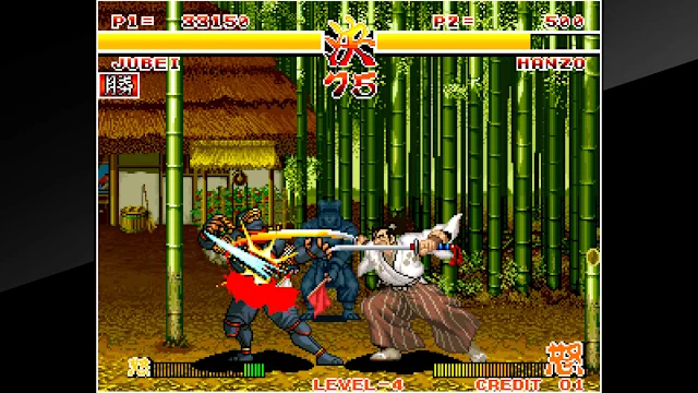 ACA NEOGEO SAMURAI SHODOWN screenshot 2