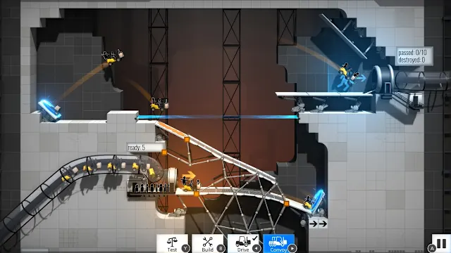 Bridge Constructor Portal screenshot 2