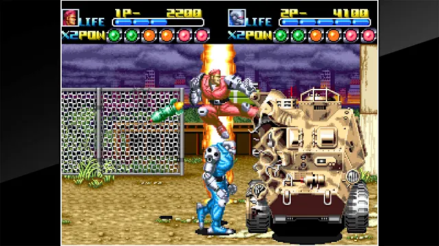 ACA NEOGEO ROBO ARMY screenshot 1