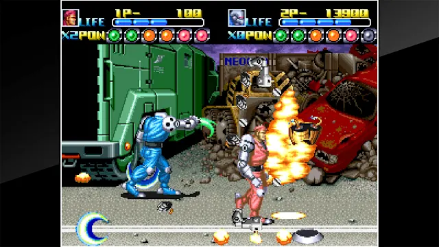 ACA NEOGEO ROBO ARMY screenshot 3