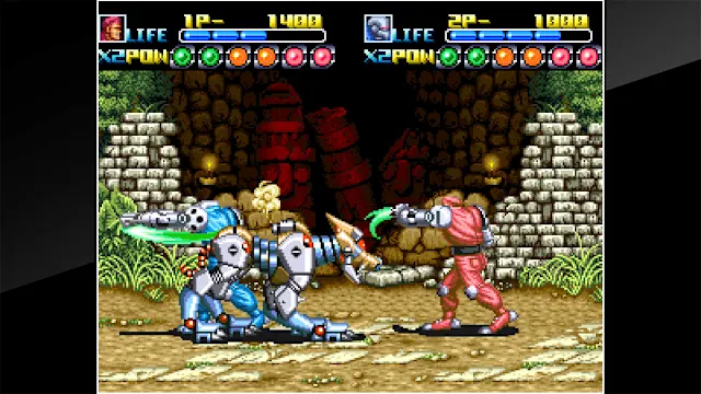 ACA NEOGEO ROBO ARMY screenshot 0