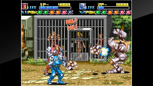 ACA NEOGEO ROBO ARMY screenshot 2