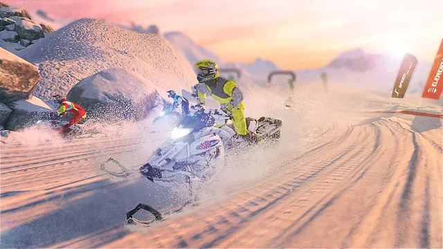 Snow Moto Racing Freedom screenshot 0