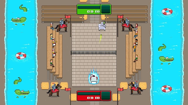 Timber Tennis: Versus screenshot 1