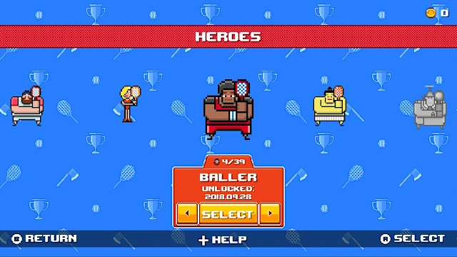 Timber Tennis: Versus screenshot 4