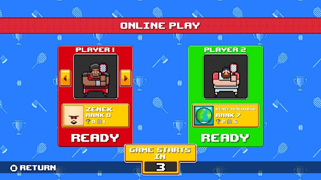 Timber Tennis: Versus screenshot 2