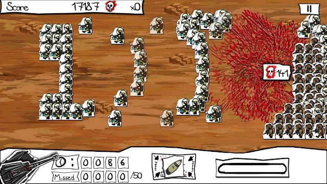 Paper Wars: Cannon Fodder Devastated screenshot 5