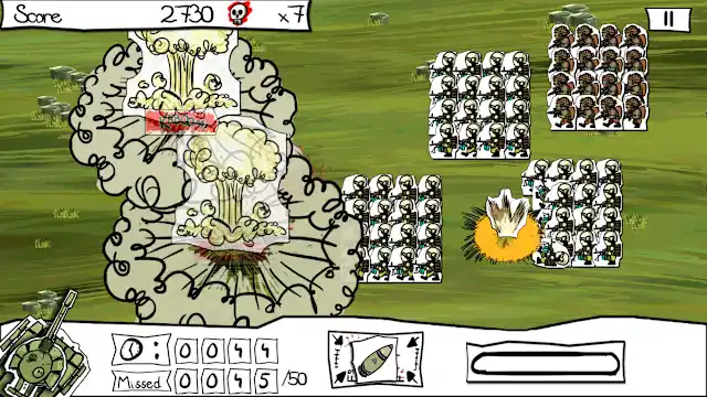 Paper Wars: Cannon Fodder Devastated screenshot 1