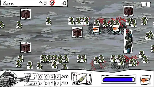 Paper Wars: Cannon Fodder Devastated screenshot 2