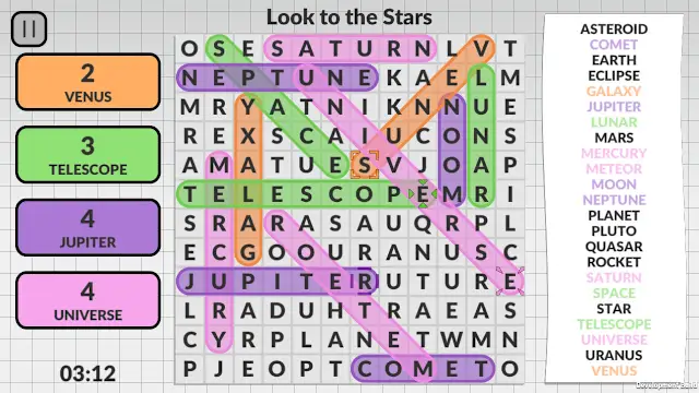 Word Search by POWGI screenshot 2