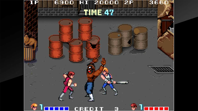 Arcade Archives DOUBLE DRAGON screenshot 1