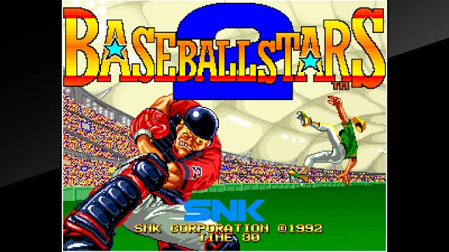 ACA NEOGEO BASEBALL STARS 2 screenshot 0