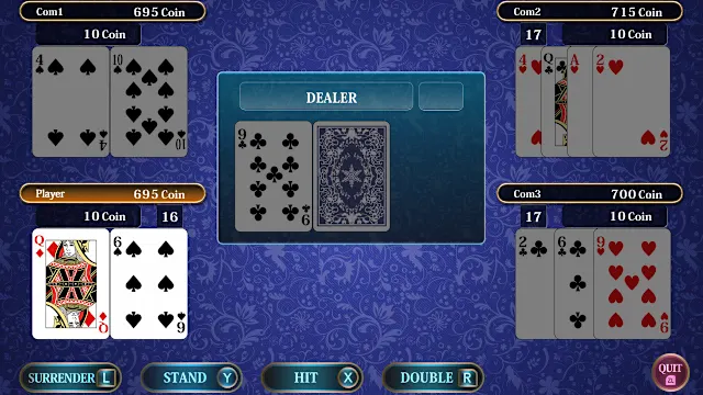 THE Card: Poker, Texas hold 'em, Blackjack and Page One screenshot 2