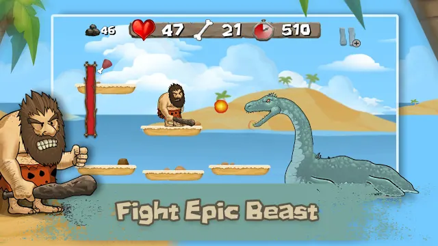 Caveman Chuck: Prehistoric Adventure screenshot 1