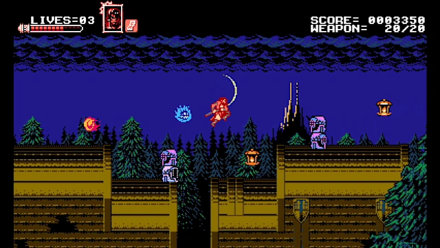 Bloodstained: Curse of the Moon screenshot 1