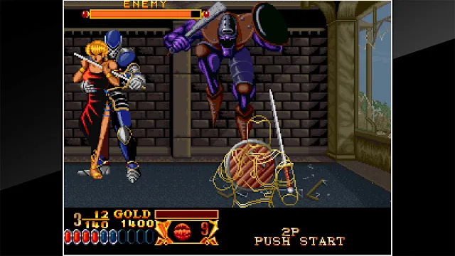 ACA NEOGEO CROSSED SWORDS screenshot 1