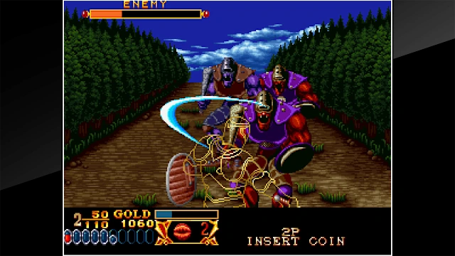 ACA NEOGEO CROSSED SWORDS screenshot 0