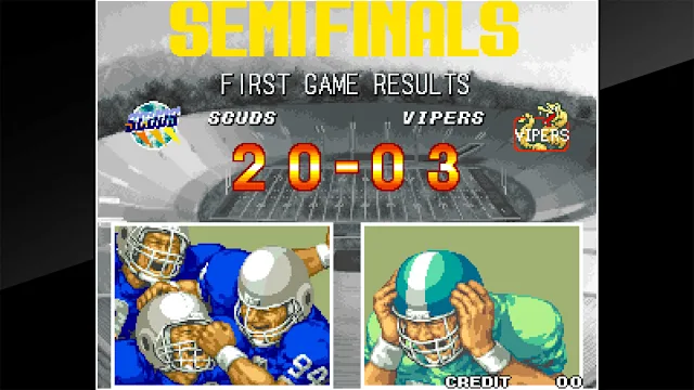 ACA NEOGEO FOOTBALL FRENZY screenshot 1
