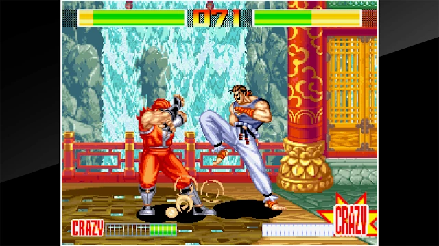 ACA NEOGEO AGGRESSORS OF DARK KOMBAT screenshot 2