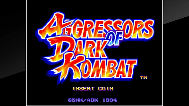 ACA NEOGEO AGGRESSORS OF DARK KOMBAT screenshot 0