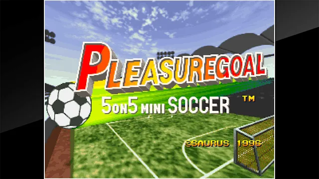 ACA NEOGEO PLEASURE GOAL： 5 ON 5 MINI SOCCER screenshot 0