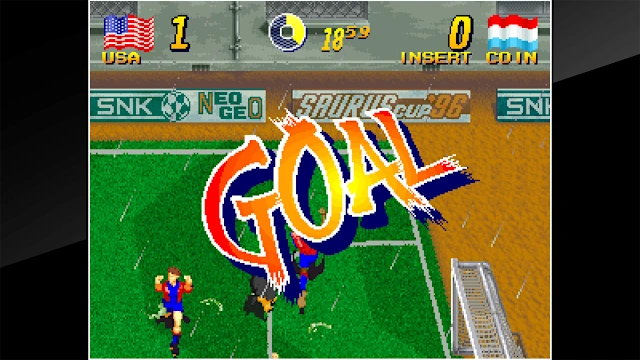 ACA NEOGEO PLEASURE GOAL： 5 ON 5 MINI SOCCER screenshot 2