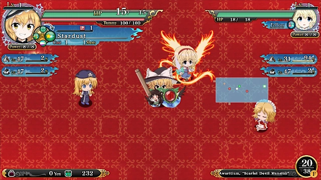 Touhou Genso Wanderer Reloaded screenshot 1
