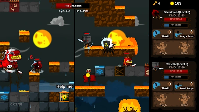 Vertical Drop Heroes HD screenshot 4