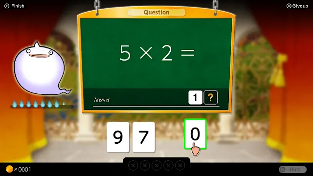 Calculation Castle : Greco's Ghostly Challenge "Multiplication " screenshot 2