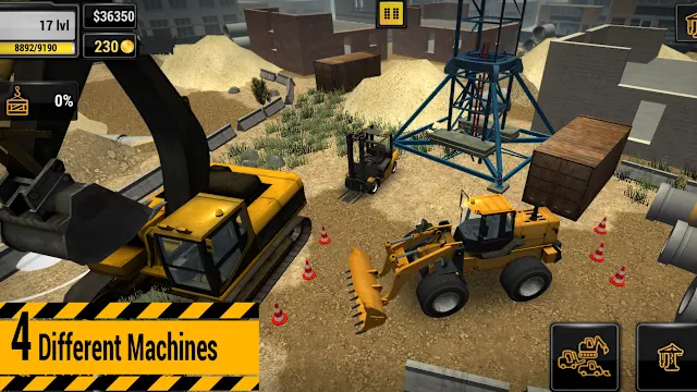 Construction Machines Simulator screenshot 1