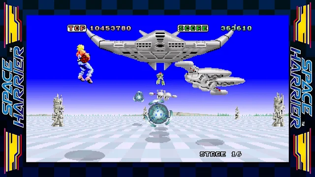 SEGA AGES Space Harrier screenshot 1