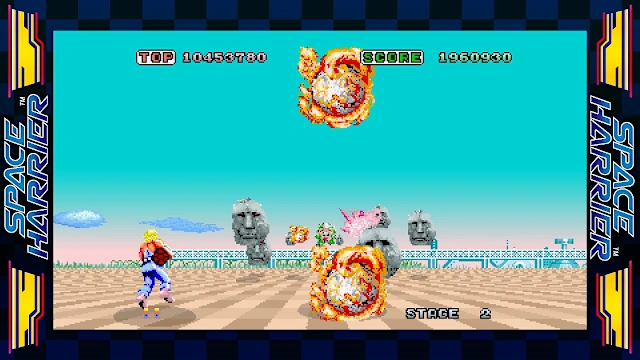 SEGA AGES Space Harrier screenshot 2