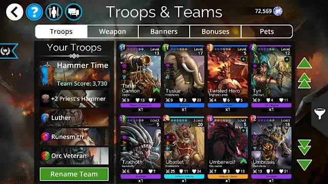 Gems of War screenshot 2