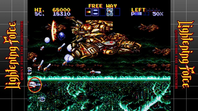 SEGA AGES Lightening Force: Quest for the Darkstar screenshot 3