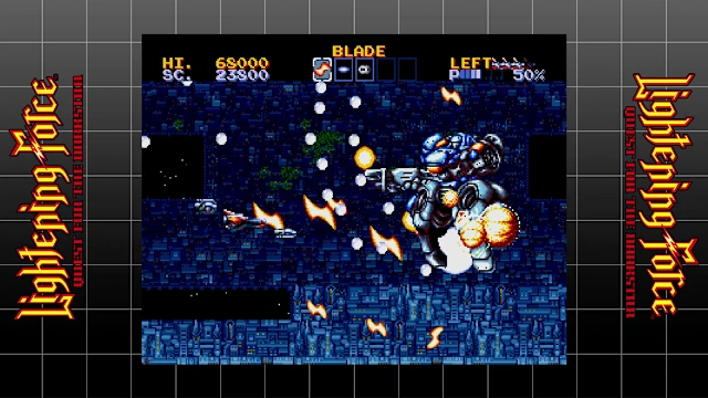 SEGA AGES Lightening Force: Quest for the Darkstar screenshot 1