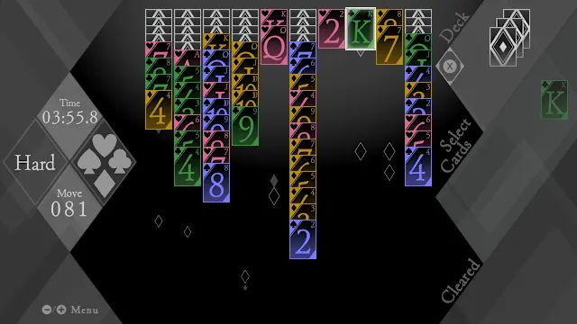 Spider Solitaire BLACK screenshot 5