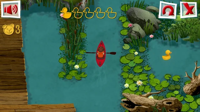 Teddy the Wanderer: Kayaking screenshot 2