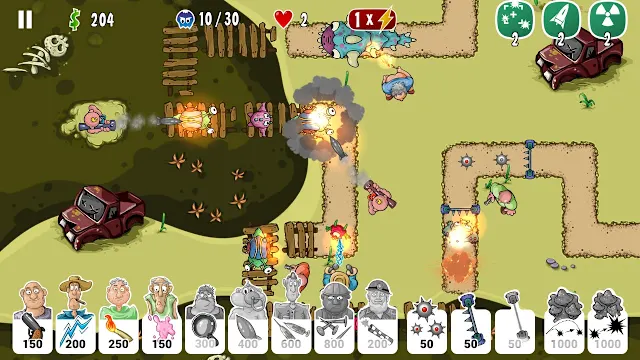 Swamp Defense 2 screenshot 1