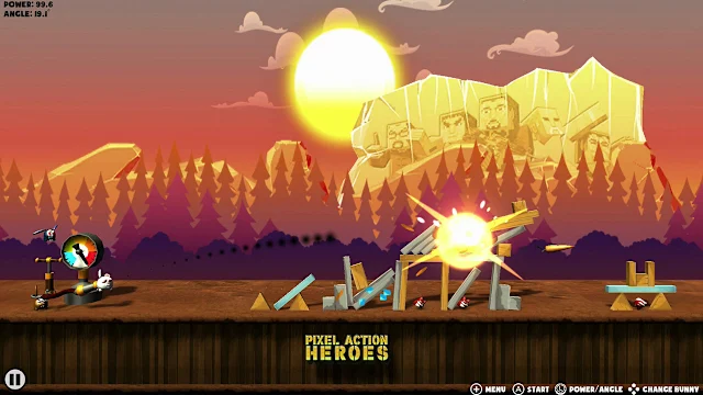 Angry Bunnies: Colossal Carrot Crusade screenshot 1