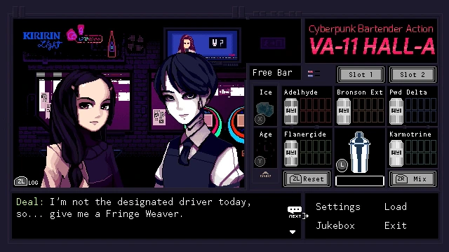 VA-11 Hall-A: Cyberpunk Bartender Action screenshot 6