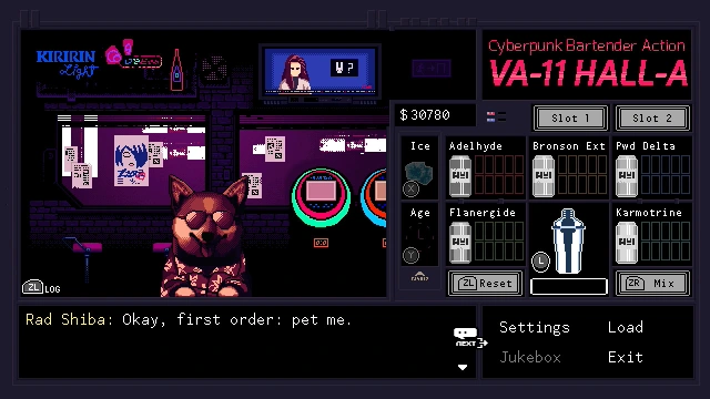 VA-11 Hall-A: Cyberpunk Bartender Action screenshot 5