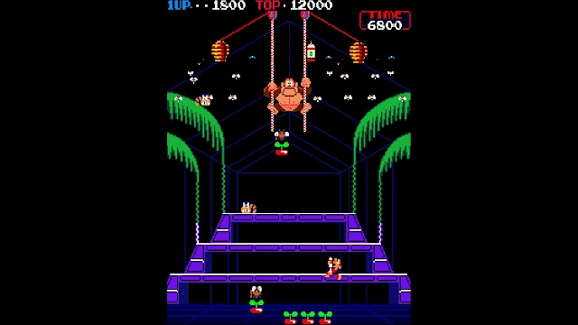 Arcade Archives DONKEY KONG 3 screenshot 1