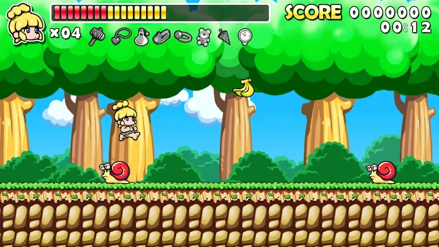WONDER BOY RETURNS REMIX screenshot 2