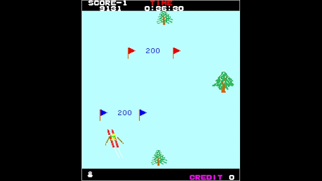Arcade Archives ALPINE SKI screenshot 3
